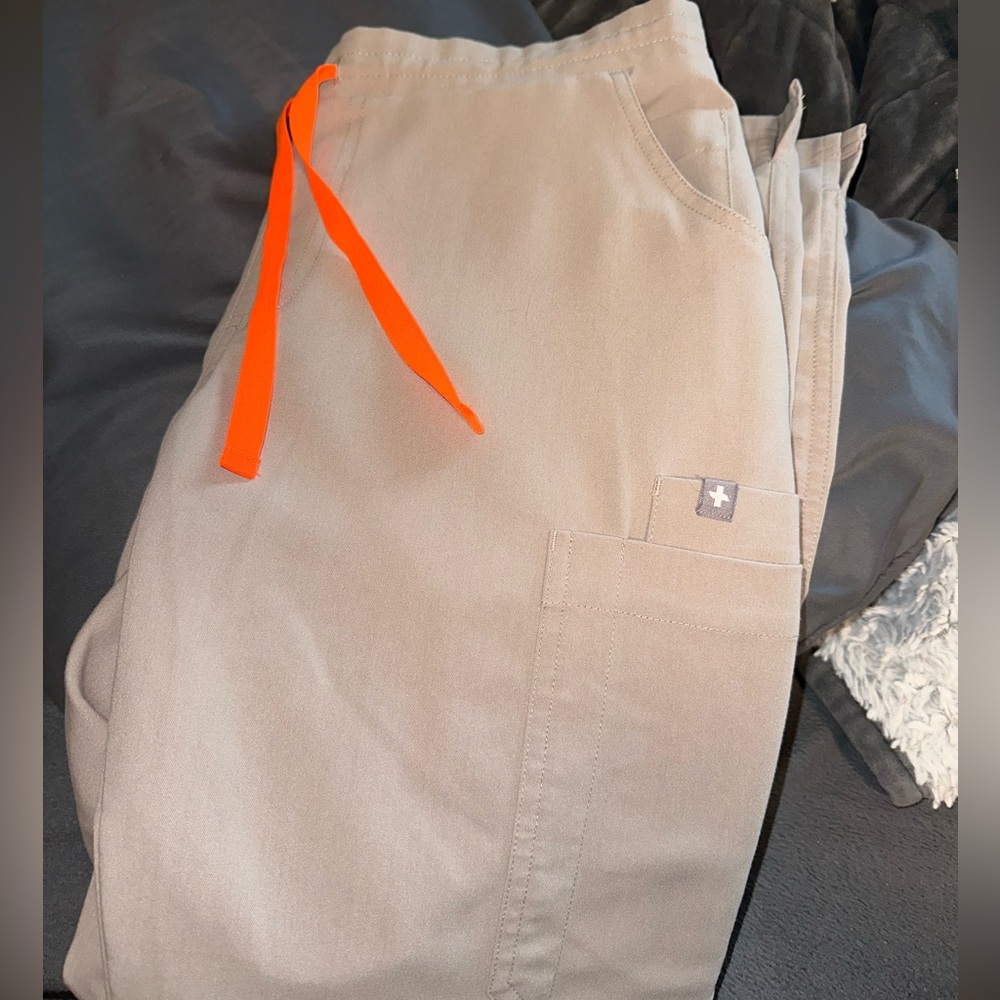 Tan/beige FIGS Yola skinny pant SP